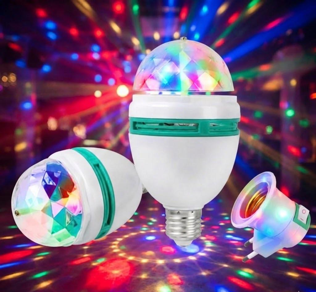 🎶 CON EL FOCO LED GIRATORIO…HAY FIESTA 🎉+ ENVÍO GRATIS 🥳